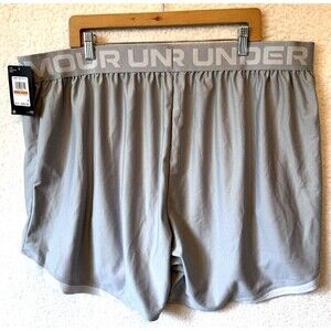 Under Armour Gray Women’s Play Up 5 inch inseam Shorts 3.0  3X NWT NEW MSRP: $35